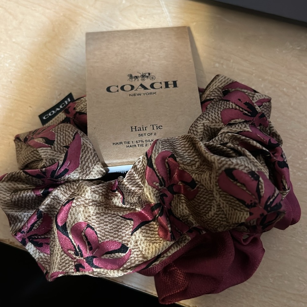 Coach hair ties-NWT